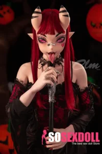 Red Hair Gothic Dress Sex Doll