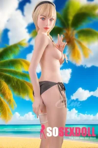 Blonde Ponytail Sexy Swimsuit Sex Doll