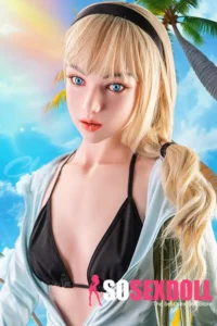 Blonde Ponytail Sexy Swimsuit Sex Doll