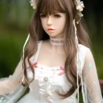 157cm 5ft2 TPE White Sexy Gauzy Dress Sex Doll