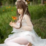 157cm 5ft2 TPE White Sexy Gauzy Dress Sex Doll