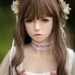 157cm 5ft2 TPE White Sexy Gauzy Dress Sex Doll