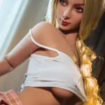 ตุ๊กตาเซ็กส์ TPE ทรงบาง คัพ E ขนาด 157 ซม. 5 ฟุต 2 นิ้ว ผมบลอนด์ #AB17