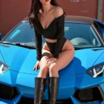 158cm 5ft1 TPE Petite Breast Slender Body Black Hair Sex Doll #225 Head