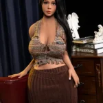 158cm 5ft2 Black Hair Mature Gentle Sex Dolls H Cup In Stock (US Only)