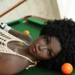 158cm 5ft2 Black Short Curly Hair Sex Dolls H Cup In Stock (US Only)