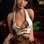 158cm 5ft2 Brunette Long Haired Sex Dolls H Cup In Stock (US Only)