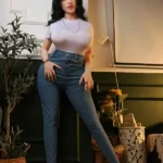 158cm 5ft2 Light Skin Tone Curly Hair Sex Dolls H Cup In Stock (US Only)