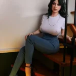 158cm 5ft2 Light Skin Tone Curly Hair Sex Dolls H Cup In Stock (US Only)