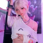 158cm 5ft2 Pink Bun Head Beautiful Sex Dolls Game Lady Dolls Life Sized Sex Dolls