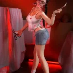 158cm 5ft2 Silicone D Cup Chest Slim Waist Braided Hair Sex Doll#SZ1 Head