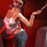 158cm 5ft2 Silicone D Cup Chest Slim Waist Braided Hair Sex Doll#SZ1 Head