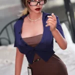 158cm 5ft2 Silicone Hot Woman Small Breasts Sexy Uniform Sex Doll M4 Head