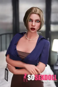 158cm 5ft2 Silicone Hot Woman Small Breasts Sexy Uniform Sex Doll M4 Head
