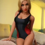 158cm 5ft2 TPE Blonde Hair Swimsuit Costume Sex Doll In Stock(US Only)