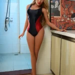 158cm 5ft2 TPE Blonde Hair Swimsuit Costume Sex Doll In Stock(US Only)