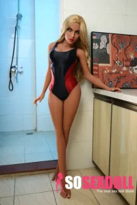 158cm 5ft2 TPE Blonde Hair Swimsuit Costume Sex Doll In Stock(US Only)