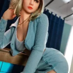 158cm 5ft2 TPE Blue Outfit Plump Chests Sex Doll In Stock(US Only)