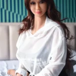 158cm 5ft2 TPE Brown Waves Chubby Chests Sex Doll