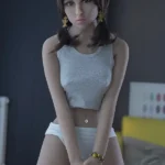 158cm 5ft2 TPE Double Ponytail Petite Breasts Sex Doll In Stock(US Only)