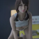 158cm 5ft2 TPE Double Ponytail Petite Breasts Sex Doll In Stock(US Only)