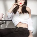 158cm 5ft2 TPE Round Bust Fleshy Body Black Hair Sex Doll 106 Head