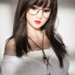 158cm 5ft2 TPE Round Bust Fleshy Body Black Hair Sex Doll 106 Head