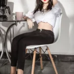 158cm 5ft2 TPE Round Bust Fleshy Body Black Hair Sex Doll 106 Head