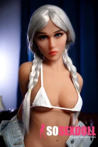 158cm 5ft2 TPE Silver Hair Small Chests Sex Doll In Stock(US Only)