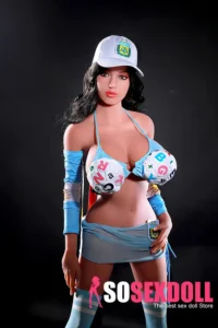 158cm 5ft2 TPE Slender Figure Big Chests Sports Style Sex Doll