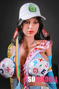 158cm 5ft2 TPE Slender Figure Big Chests Sports Style Sex Doll