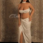 159cm 5ft2 Silicone White Headscarf Sexy Suit Sex Doll With A Seductive Gaze