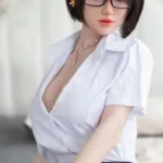 160cm 5ft2 Black Leather Bodycon Skirt Sex Dolls Love Dolls Cheap Sex Toys