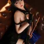 160cm 5ft2 Black Sexy Bodycon Skirt Sex Dolls Female Sex Fantasy Sex Toys