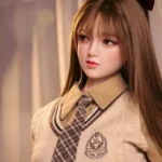 160cm 5ft2 Brown Hair Bow Hairpin Sex Dolls Love Dolls Cheap Sex Toys