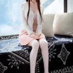160cm 5ft2 Brown Hair Pink Dress Sex Dolls D Cup In Stock (US Only)