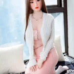 160cm 5ft2 Brown Hair Pink Dress Sex Dolls D Cup In Stock (US Only)