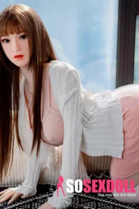 160cm 5ft2 Brown Hair Pink Dress Sex Dolls D Cup In Stock (US Only)
