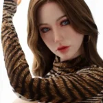 160cm 5ft2 Brown Long Hair Gentle Sex Dolls D Cup In Stock (US Only)