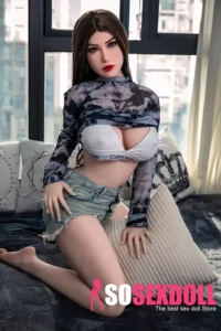 160cm 5ft2 Brown Long Hair Mature Sex Dolls D Cup In Stock (US Only)