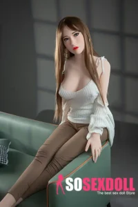 160cm 5ft2 Brown Long Hair Mature Sex Dolls D Cup In Stock (US Only)