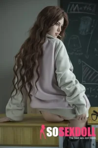 160cm 5ft2 Long Curly Hair Gentle Sexy Sex Dolls Life Sized Sex Dolls Adult Sex Dolls
