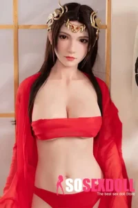 160cm 5ft2 Red Skirt Ancient Style Sex Dolls Sex Body Virtual Sex Dolls