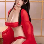 160cm 5ft2 Red Skirt Ancient Style Sex Dolls Sex Body Virtual Sex Dolls