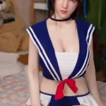 160cm 5ft2 Short Hair Double Bun Head Sex Dolls Adult Toys Sex Game Lady Dolls