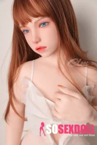 160cm 5ft2 Silicone Petite Breasts Fair Skin Sex Doll In Sexy Lingerie