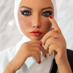 160cm 5ft2 Silicone White Headscarf Large Bust Sex Doll In Stock(US Only)