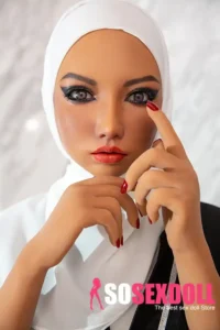 160cm 5ft2 Silicone White Headscarf Large Bust Sex Doll In Stock(US Only)