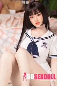 160cm 5ft2 Straight Hair White Dress Sex Dolls High Quality Sex Dolls