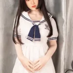 160cm 5ft2 Straight Hair White Dress Sex Dolls High Quality Sex Dolls